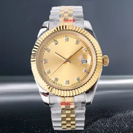 Relógios de movimento automático para mulheres, relógio de pulso clássico feminino com diamante, presente, relógio de aço inoxidável masculino, relógios de pulso femininos Dhgate