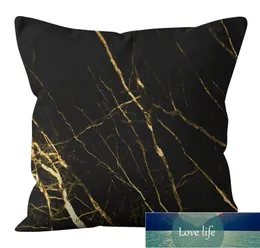 Pillowcase Top Nordic Golden Marble Pillow Cover Texture Wholesale Home Cushion Throw Pillowcase Pillow without Pillows Core