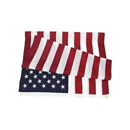 3x5fts United States US USA Embroidery American Flag of Sewing Stripes 0616