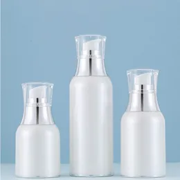 30 мл 50 мл пустых насоса без воздушного насоса пластиковые бутылки эмульсионные бутылки лосьон на перемещении косметической упаковки 100 шт./Лот QVOCX