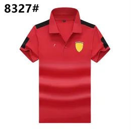 Tshirt Polp Shirt Designer Clothing Mens Tシャツ女性男性ファッションラグジュアリーレター印刷短袖シャツスポーツウェア通気性カジュアルVersatelet M-3XL 8328-8327