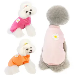 Odzież dla psów Doskonała elitarna spanowanie płaszcza dla zwierzaka i paska bawełniana jesień zima 230616
