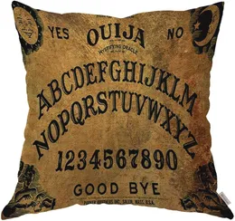 CushionDecorative Pillow Swow Case Vintage Retro Ouija Boards Design CottenLinen Cushion Covers for Couchsofakitchencarboy Gilrs 230615