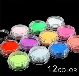 12Bottle/Lot Collection Powder Acrylic Powder ، مسحوق أكريليك عاري ، مستلزمات الأظافر ، طلاء الأظافر العاري ، مستحضرات التجميل الأظافر JL1220