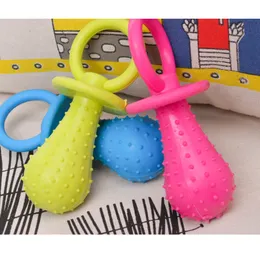 1pcs Hot Sales Pet Dog Toys милые резиновые игрушки TPR Соска резиновые резиновые колючи