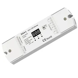 DC12V-48V 36V 4CH*5A 12-48VDC Sabit Voltaj Dali Dimmer DA4-L PWM Püskürtme 1-4 Kanal Dali adresi Tek renk LED şerit için