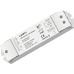 L2 (WT) DIP SWITCH 0/1-10V 2CH WIFI RF PUSH DIMMER AC 110V 220V TUYA APP MOLD ON/OFF Controller för enkelfärgstemsljus