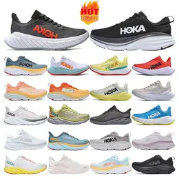 2023 Hoka One Männer Frauen Designer Casual Laufschuhe Carbon X 2 Athletic Clifton 8 Profly Training Sneakers auf Cloud Blue Fog Frauen