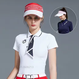 Snapbacks Love Golf Женщины корейские пустые шляпы солнцезащитные кепки