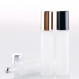 10 ml leere Roll-on-Flaschen aus Milchglas für ätherische Öle mit Edelstahlrolle SN107 Antpk