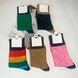 Meias masculinas e femininas com letra g e meias bordadas de lã de algodão streetwear masculinas e femininas 039s meias esportivas de design