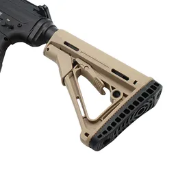 Tactical PTS CTR Carbine Rifle Stock with Enhanced Rubber Butt-pad Commercial Spec 6 Position Collapsible Stock Buttstock Nylon Polymer Construction
