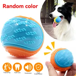 Pet Dog Toy Game Ball Ultra Rubber Ball Cani Resistance Bite Large Dog Chew Funny French Bulldog Pug Puppy Pet Training Products
