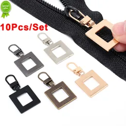 New 10Pcs Metal Zipper Slider Replacement Zipper Repair Kit For Broken Buckle Travel Bag Suitcase Household DIY Sewing Accessories