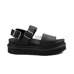 Sandaler Platform Sandaler Designer Women Sandel Black Fashion Gladiator Sandal Ankle Buckle Lace-Up Real Leather Summer Snadales J230616