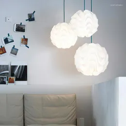 Hängslampor matsal design ljuskronor modern kreativ rund unik ljuskronor gång korridor minimalistisk lamparas levande dekoration