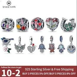925 Silver för Pandora Charms smycken pärlor charm DIY hängande kvinnor armband pärla