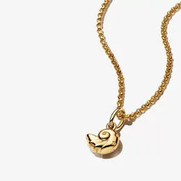 Nuove collane con ciondolo in argento sterling 925 di alta qualità per le donne Designer gioielli fai da te fit Pandora La sirenetta Ursula Charm e anello Set anelli sole luna