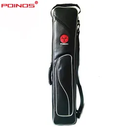 Acessórios de bilhar POINOS Soft Pool Cue Case Bag 3 Butts 5 Shafts 230615