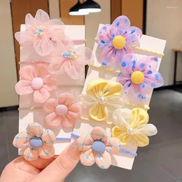 Hair Accessories Mesh Bow For Girls Band Ties Scrunchies Elastique Cheveux Fille Colets Para Cabello Bows Cintillos Trabas Pelo