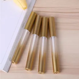 Gradient Gold Empty Plastic Lip Gloss bottle Plumper Tube Make Up Liquid Eyeliner Eyelash Growth Serum Refillable Bottle Wholesale Ohuxs