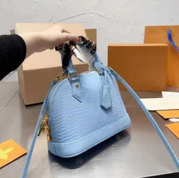 Роскошная дизайнерская сумка Laides Alma bb полосы Zig Zag кожаные сумки для плеча Louiseits Женская мессенджера Retiro Shell Shell Bocd