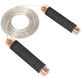 Hot Replaced 2.8M Steel Wire Skip Rope Cord Speed Fitness Aerobic Jumping Exercise durable Pvc+ Wrierope Spare Jump Ropes Alkingline