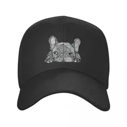 Ball Caps Classic French Bulldog Baseball Cap Men Women Adjustable Unisex Frenchie Dog Dad Hat Outdoor Caps Trucker Hats 230615