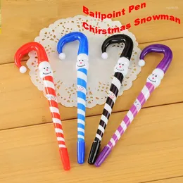 PC/Lot Cute Lovely Funny Christmas Snowman Ballpoint Pen 팁 0.5mm