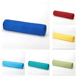 CushionDecorative Pillow Cervical Neck Roll Memory Foam Pillow Back Support Bolster Pillows for Legs Yoga Removable Washable 230616