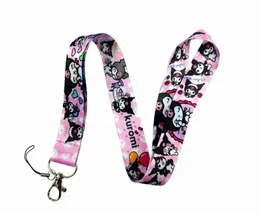 barn designer nyckelchain tecknad TV -show cinnamoroll min melodi lanyard för nycklar id -kort gym mobiltelefon remmar USB Badge Holder Diy Hang Rope Lariat Keychain Dhgate