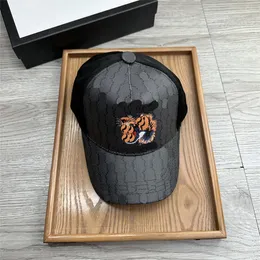 2023 Designers Mens Baseball Caps Tiger Head Hats bee snake Embroidered bone Men Women casquette Sun Hat gorras Sports mesh Cap 88