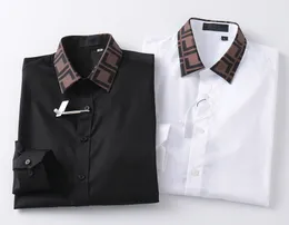 Camisa masculina de moda masculina de designer de luxo