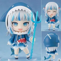 Action Toy Figures The gawr GURA Figure Anime Chibi Figure PVC Action Model Toys Anime Figure 230616