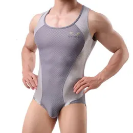 Herrkropps shapers faja hombre bantning underkläder fitness män korsett skjorta underskjorta kropp shaper bodysuit brottning singlet män Roupas Masculinas 230616