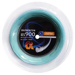 Badminton Shuttlecocks String 200m rullar 068mm Förhärdningsmaskin Net mjuk linje som 65 30 pund BS900 230616