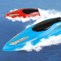 ElectricRC Boats 24G Remote Control Speedboat 10KMh Driving Speed RC Competitive Rowing Boat 2 Modes 20min Usage Time for Kid Child 230616