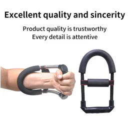 Manopole regolabili Power Wrist Arm Strength Exerciser Avambraccio Rafforzatore Trainer Gripper Fitness Workout Training Tool 230617