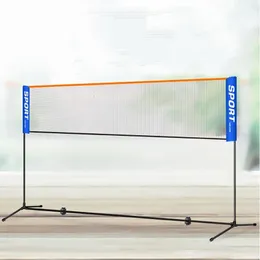 Badminton Shuttlecocks Portable Net Professional Training Standard flätat Square Mesh träning Foldning utomhusvolleyboll Tennissport 230616