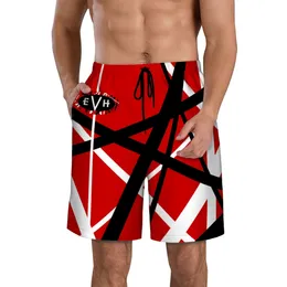 Herren-Bademode, Herren-Bademode, Freizeit-Shorts, Herren, Van Halen Band-Kleidung, Shorts, atmungsaktiv, schnell trocknend, Lauf-Sport-Shorts, Herren, Pop-Bands, modische Boardshorts, 230616