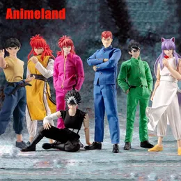 アクションおもちゃの数字Dasingreat Toysgt Yuyu Hakusho Urameshi Yuusuke Yoko Kurama Jaganshi hiei Kuwabara kazuma shf 112 PVCアクションフィギュア230616