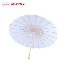 Moda ślub ślubna parasole białe papier parasol chiński mini rzemieślniczy parasol 4 parasol ślubny 20 30 40 60 cm