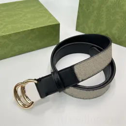 Leather belts for men casual luxury belt women cinturones canvas designer black cintura g plated gold smooth buckle womens belt casual simple trendy ga013