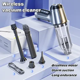 Vakuum Brushless Motor Vacuum Cleaner Wireless Multifunktion Blower Stark sugbil Handhållen Mycket kraftfull hand Hem Portable 230617