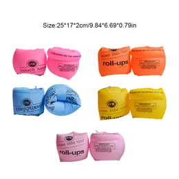 Inflatable Floats tubes 2 Pieces PVC Swim Belts Safety Arm Bands Tube Armlets Adult Pool Accessories Training Equipment Summer 230617