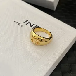 Luxurys designer fashion luxury men's and women's gold band rings couples high quality jewelry personalized simple holiday perfect gifts AAA