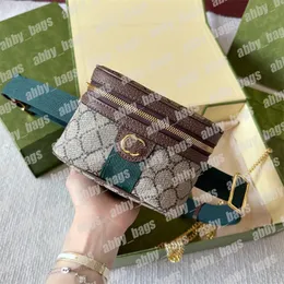 Damen Ophidia Bumbags G Woven Waist Bag Luxus Fanny Pack Barrel-förmige Brusttaschen Designer Woman Crossbody Belts Bags Handtaschen Geldbörsen