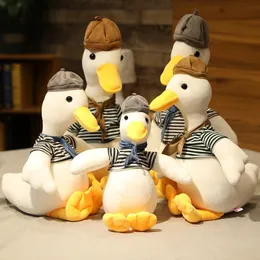 Plush Dolls 3075cm Lovely Painter Goose Toy Cute Animal Stuffed Doll Fashion Creative Children Kids Birthday Christmas Gift 230617