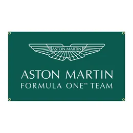 Banner Bandeiras 90x150cm Aston Martins Formula One Race Alonso 14 Bandeira Poliéster Impresso Garagem ou Decoração Exterior Tapeçaria 230616