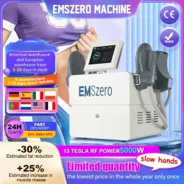 DLS-EMSzero 14 Tesla RF Hiemt Escultura Eletromagnética Máquina de Elevação de Bumbum Estimulador Muscular Moldando Equipamento de Massagem Salon 2023